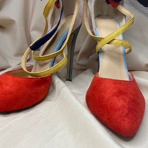 MULTICOLORED HEELS 🍉👠